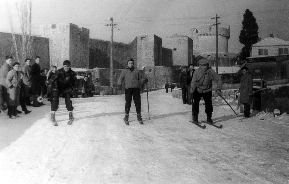 1942. NAJVEĆA IKAD IZMJERENA KOLIČINA SNIJEGA U DUBROVNIKU Prije 89 godina najhladnija zima u povijesti Grada s -11°C 